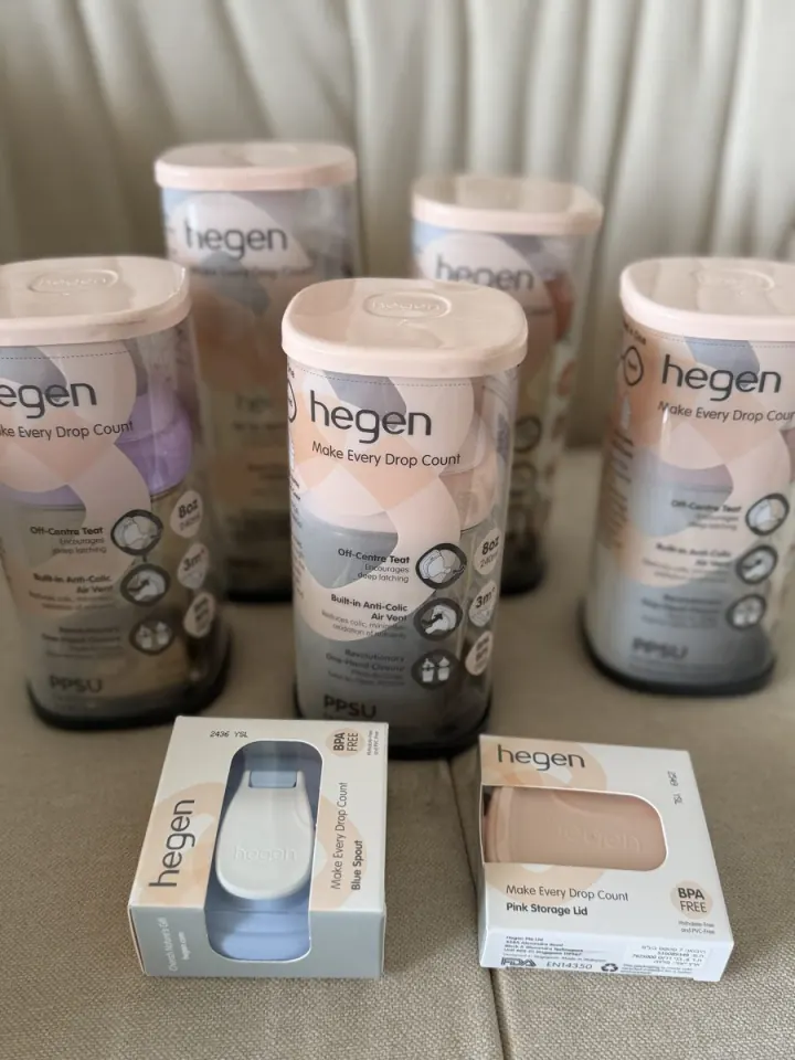Hegen baby bottles and storage containers